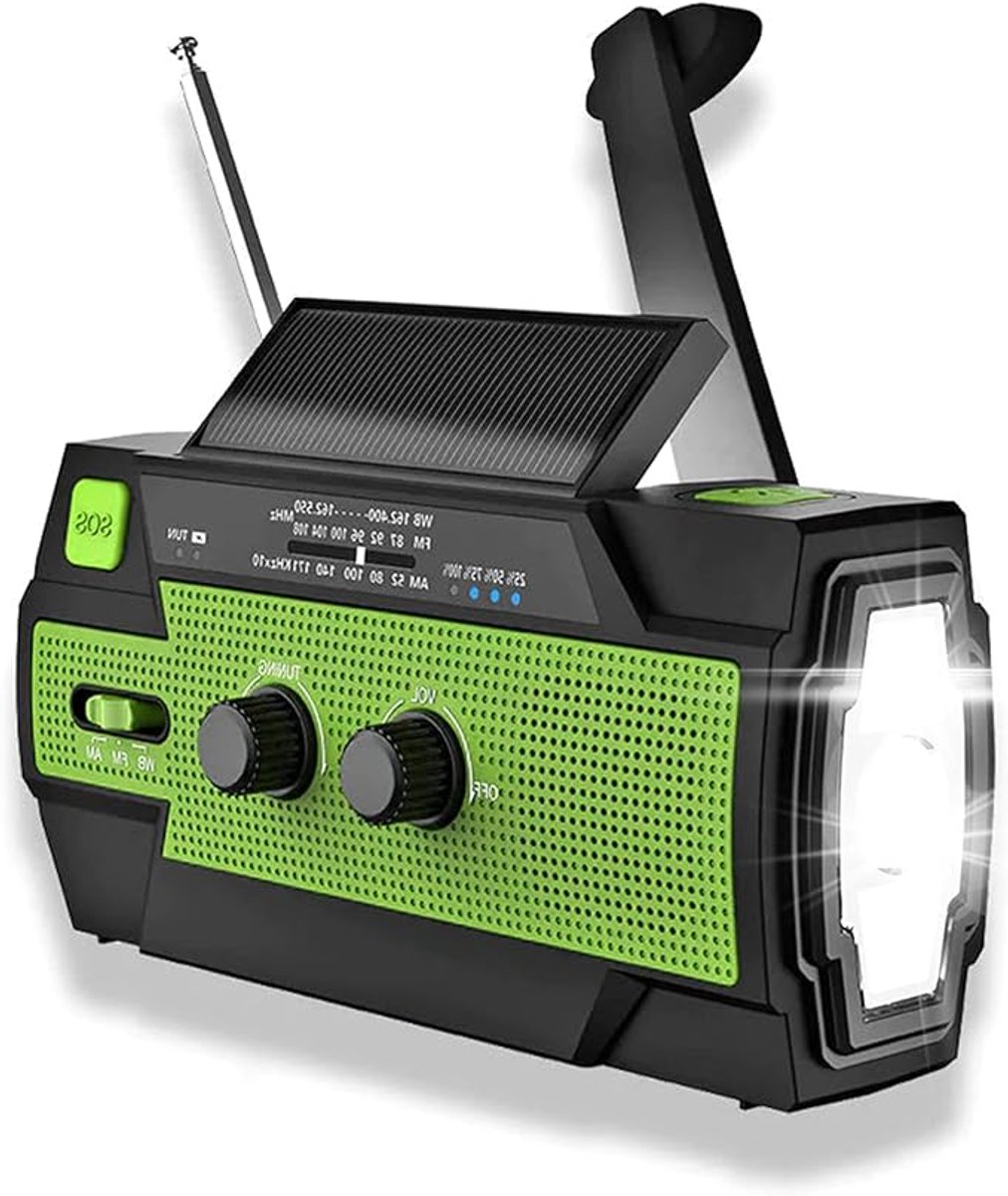 Noodradio - Noodpakket Oorlog - Draagbare Radio -