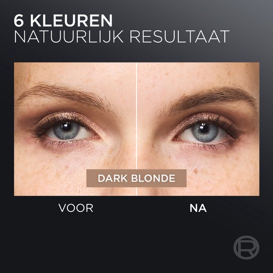 L'Oréal Paris Infaillible 24H Brow Filling Triangular Pencil - 6.0 Dark Blonde - Opdraaibaar wenkbrauwpotlood - 9.2gr
