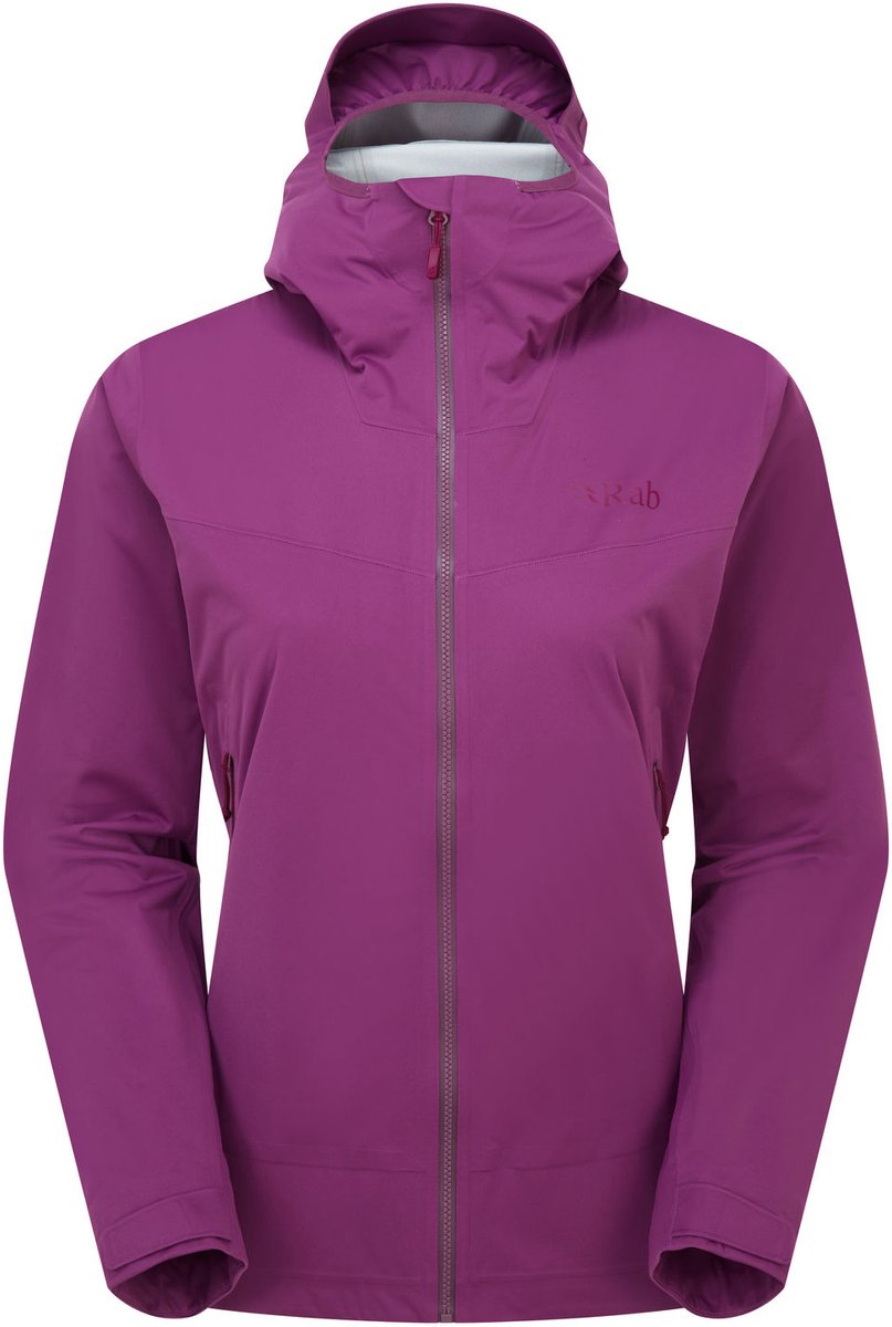 Rab Kinetic 2.0 Jacket Wmns – Outdoor Kleding Jassen Waterdichte jassen Plum