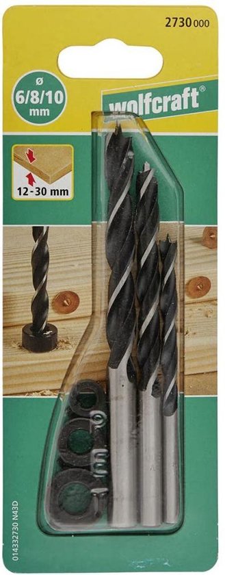 Set De 3 Forets C Protector 303003100 – 6/8/10 Mm, Carbure, Pour Verre Et Carrelage