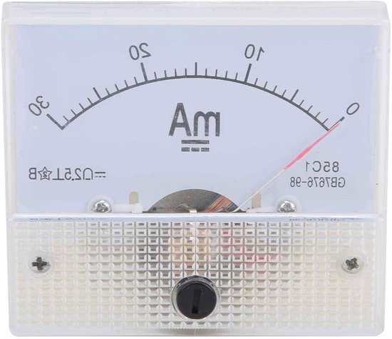 Analoge Ampèremeter 85C1 DC 0-30MA Pointer - Hoofdmeetinstrument met