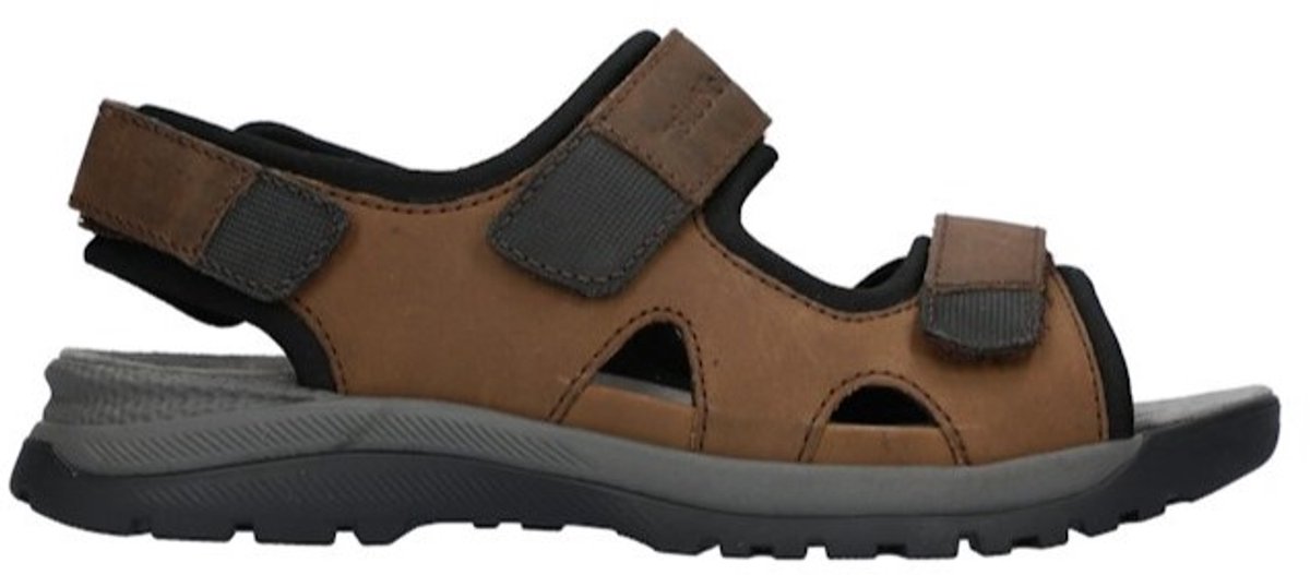 WALDLAUFER HEREN SANDALEN 746002 100 838 H TARO CRAZY HORSE TABAK SCHWARZ Bruin