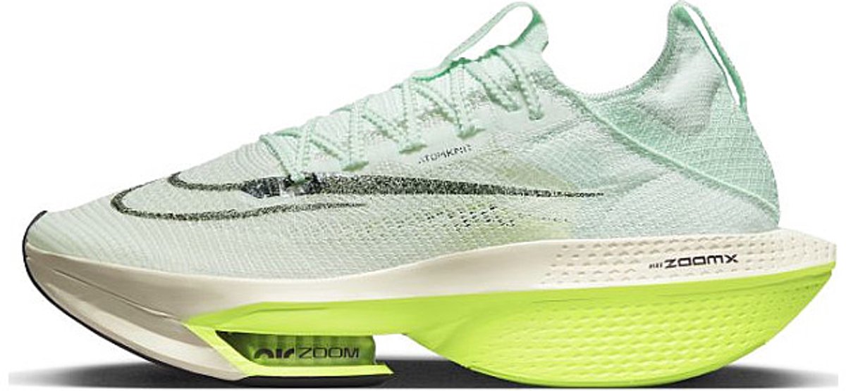 Running Nike Air Zoom Alphafly Next% ” Foam Volt” Groen