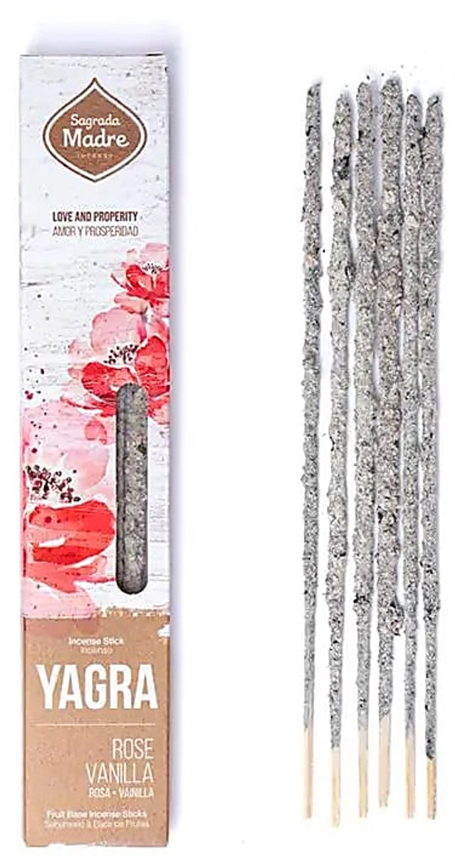Sagrada Madre Yagra wierook Rozen & Vanille