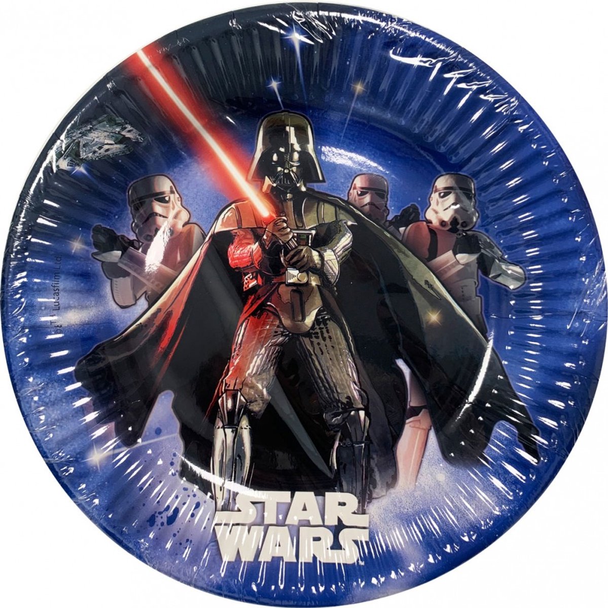 8 kartonnen bordjes Star Wars 19,5 cm diameter
