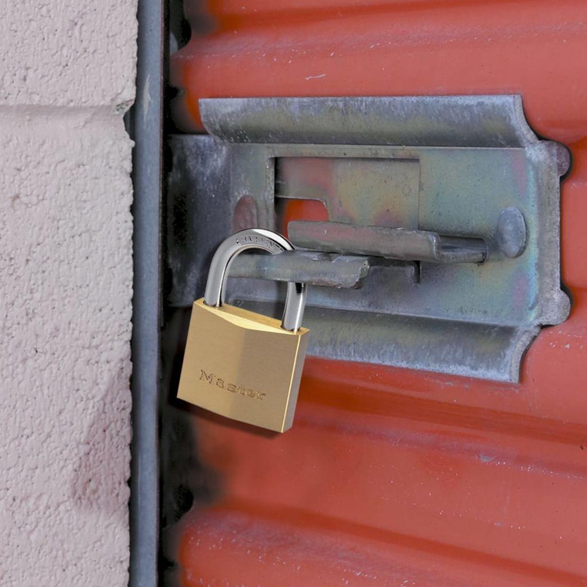 Master Lock 140EURQNOP Sleutelhangsloten met messing