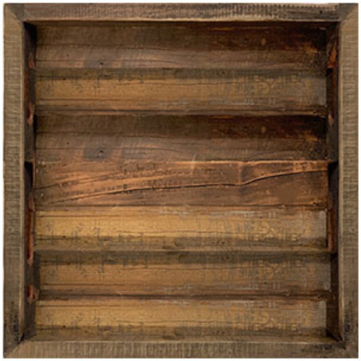by Mooss - Dienblad - Decoratief - Robuust - Oud Hout - 50 x 50 XXL - Landelijk - Sfeer - Stoer