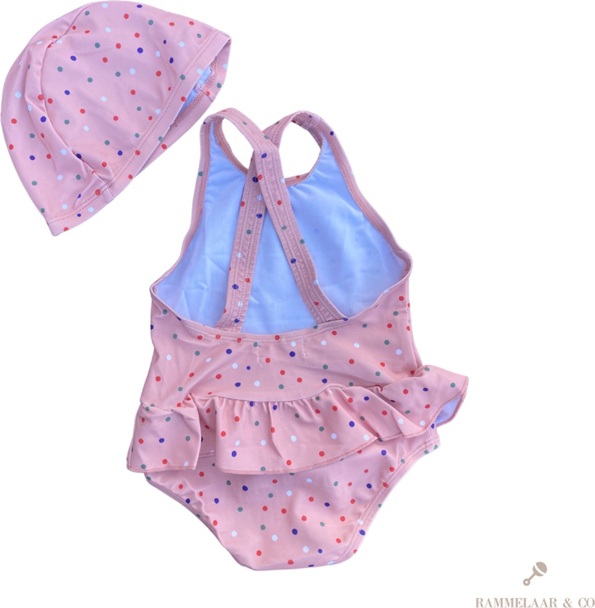 Rammelaar&Co Badpak Pink Dots - Badpak Meisjes — afbeelding 2