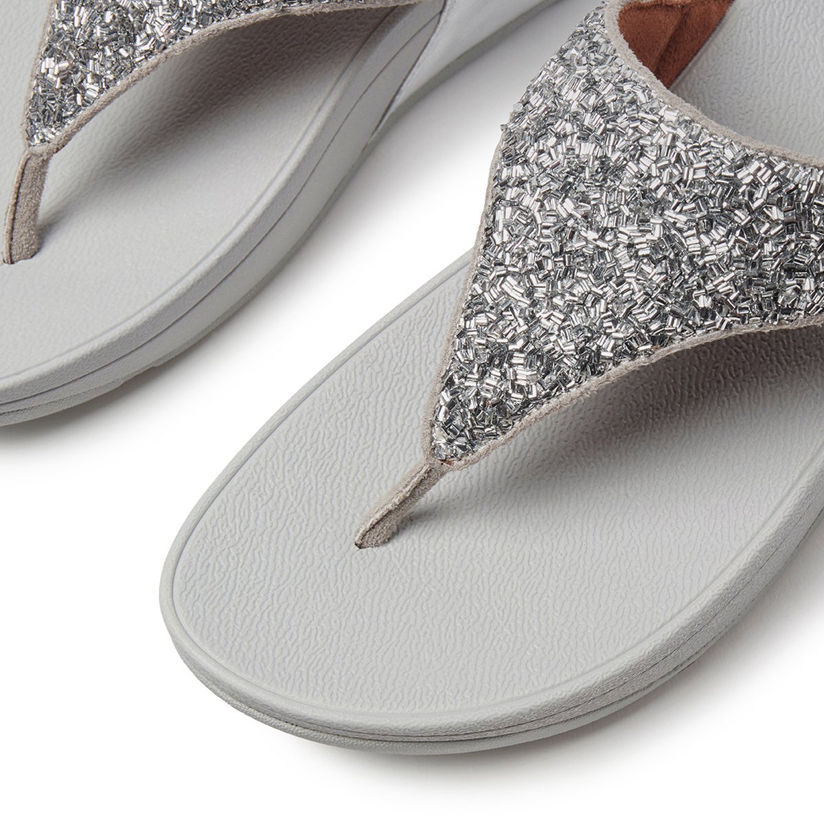 FitFlop Lulu Shimmerfoil Toe-Thongs
