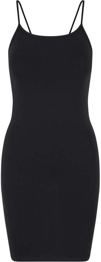 Urban Classics Stretch Jersey Slim Dames Mini-jurk - zwart - L