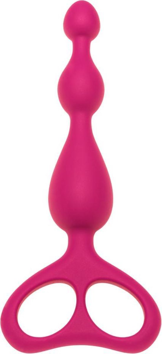 Goedkoopste Alive – Siliconen Anale Kralen met Lange Hals en Stevig Ontwerp – 19 cm – Roze