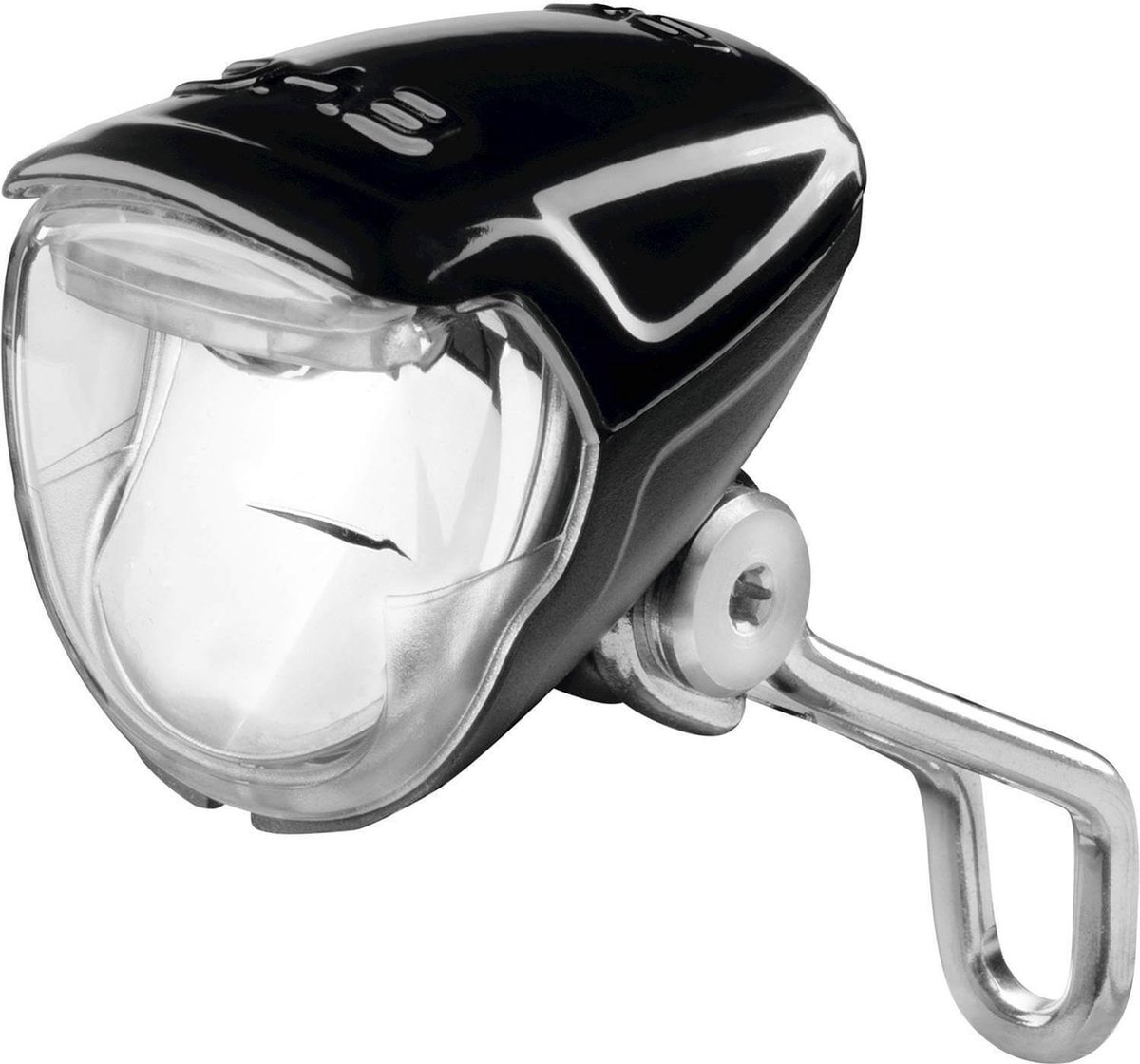 Busch + Müller Lumotec IQ2 Eyc N plus LED Front Light, zwart