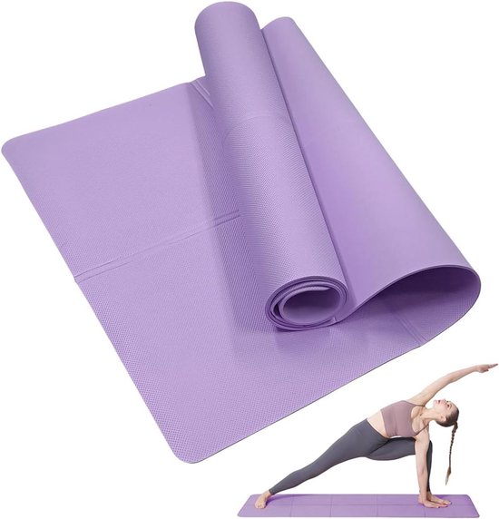 Opvouwbare yogamat - antislip - geschikt voor yoga en fitness — afbeelding 4