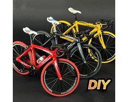 1:8 Mini Vinger Mountainbike Diecast Model Legering Fiets Simulatie Collectie Spuitgieten Racing Metalen Fiets Speelgoed voor jongen