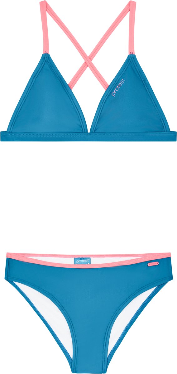 Protest Prtjula Jr – Triangel bikini set Meisjes – Verstelbare bandjes – Uitneembare vulling Blauw
