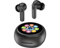 4smarts SkyBuds Screen ANC TWS Headset Draadloze Oordopjes Zwart