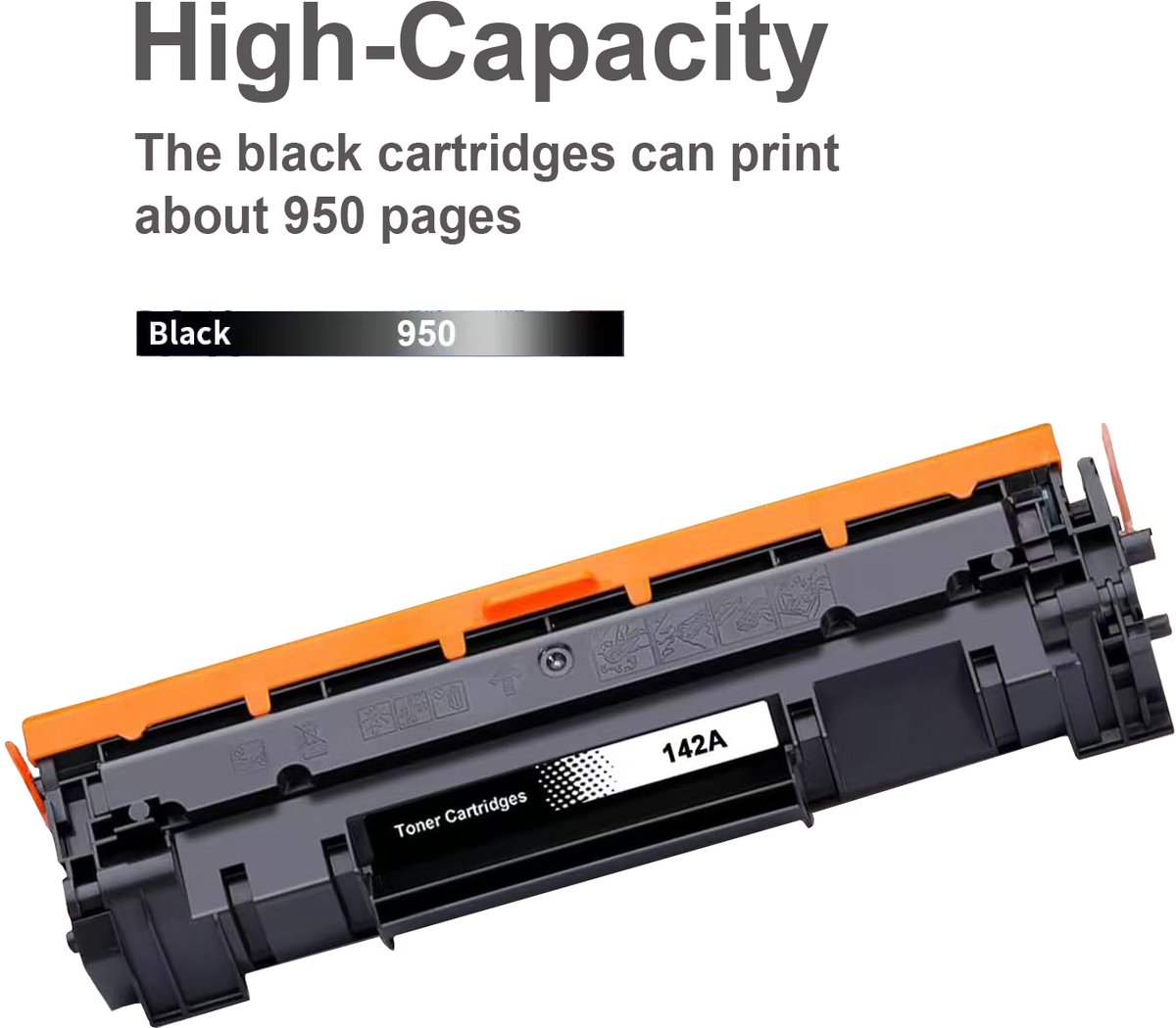 Kompatibilis tonerkazetta HP 142A W1420A chip nélkül, fekete, 950 oldal, HP M110W, LASERJET MFP M139, M140W nyomtatókhoz