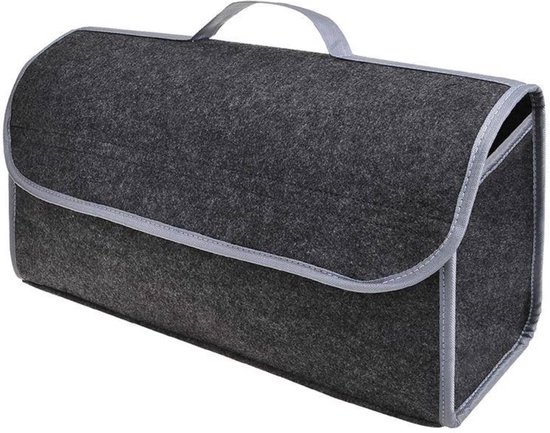 Audi 4KE071073 Sac de Rangement pour Coffre avec Anneaux Logo e- tron Noir