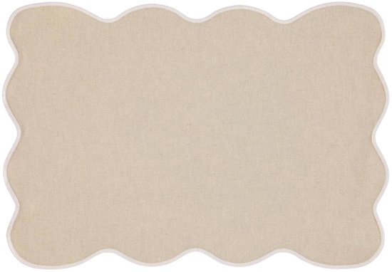 Mariaida Home - Placemat Palma White 35x50cm - Placemats