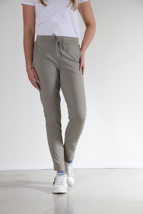 New Star - Dover25 green knit chino L29 dames broek - maat 34