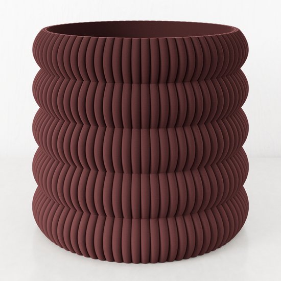 Fleuriek - Hangpot Voor Aan De Muur - Hangende Bloempot Voor Plantenmuur Decoratieve Plantenhangers Voor Verticale Tuin Binnen Plantenpot D15 Cm Zwart
