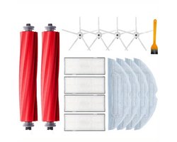 15st Hoofdrol Borstel Mop Doek Hepa Filter Zijborstel Geschikt voor XiaoMi Roborock S7 S70 S75 S7Max S7MaxV Stofzuiger Reserveonderdelen Accessoires