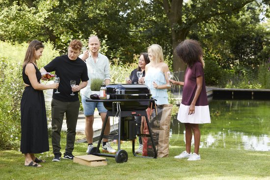 Barbecook Magnus Comfort - Houtskoolbarbecue - Zwart - 85x64x110cm van Barbecook — afbeelding 3