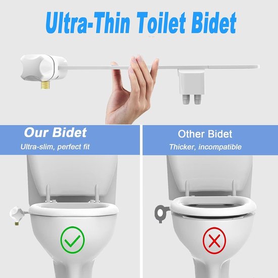 DESIGN OPHANG WC MET RVS SPROEIER (BIDET) RIMOFF MET EEN GEÏNTEGREERDE