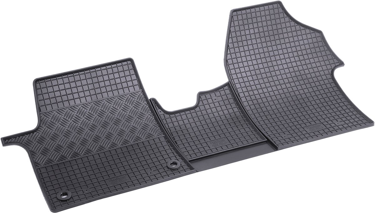 Automatten voor Citroën Jumpy, ë-Jumpy, Fiat Scudo, Opel Vivaro C, Vivaro-e C, Peugeot Expert, e-Expert, Toyota ProAce (vanaf 2016), 2/3-zits - 3-delig - Rubber