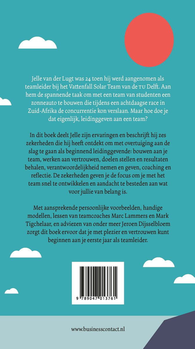 Het boek voor jonge teamleiders - back cover