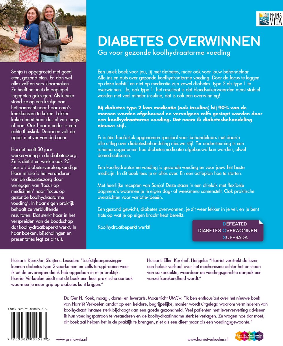 Diabetes overwinnen - back cover