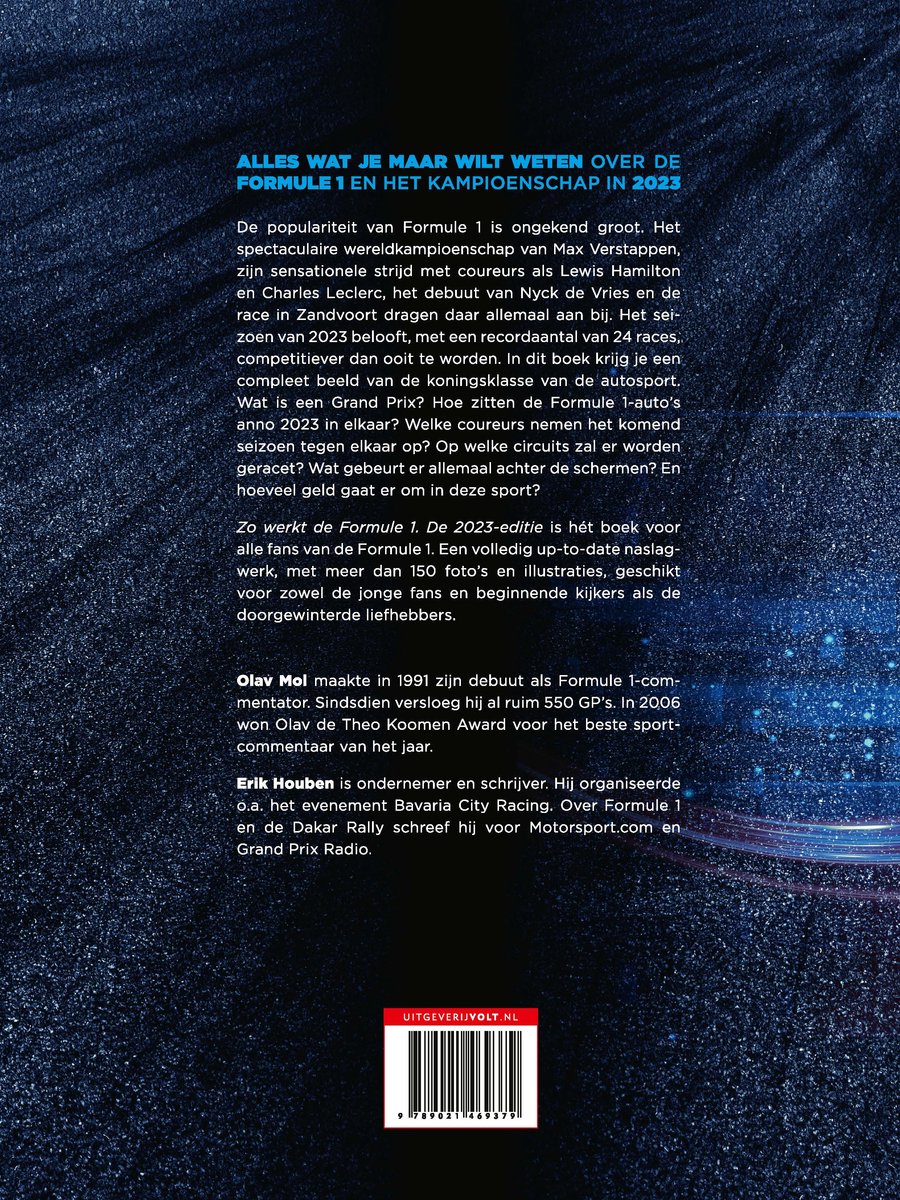 Boek: "Zo werkt de Formule 1 2023" met informatie over coureurs, teams en meer.