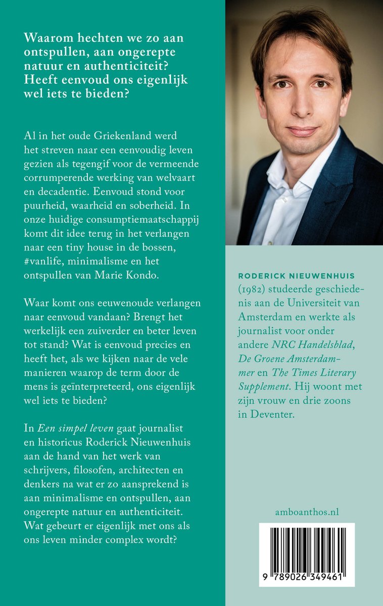 Een simpel leven - back cover