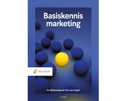 Omslag van Basiskennis marketing - 7e editie