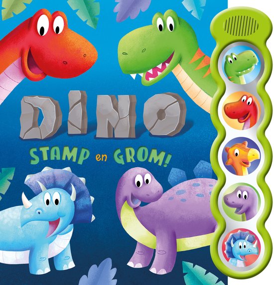 Dino STAMP en GROM! - cover
