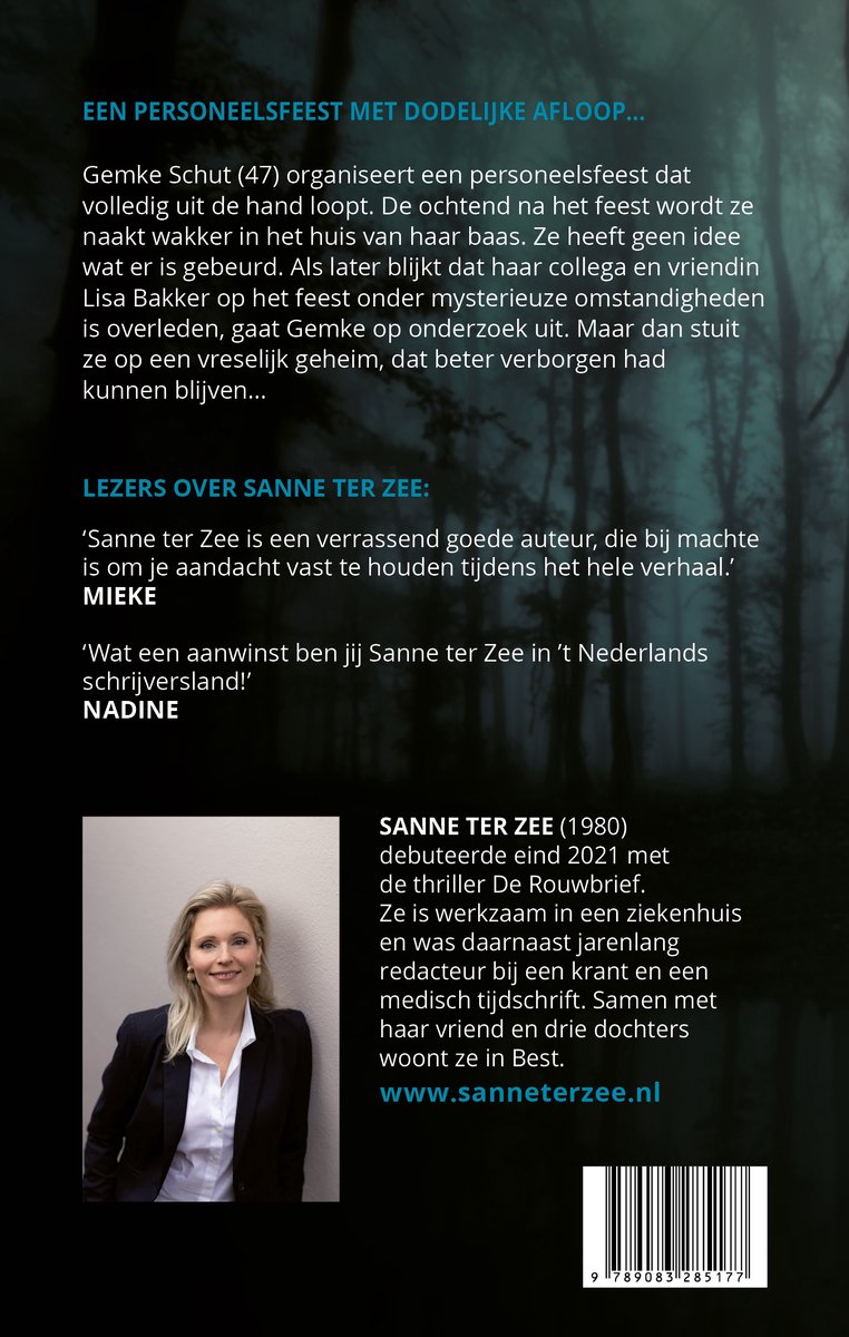De laatste date - back cover