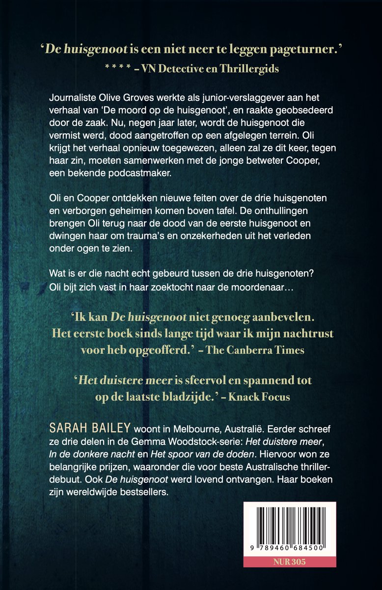 De huisgenoot - back cover