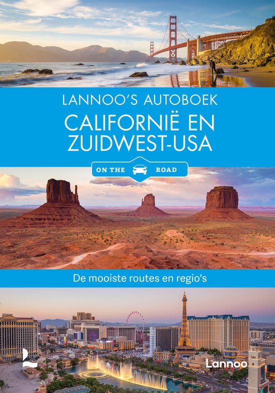 Lannoo's autoboek - Californië en Zuidwest USA on the road - cover
