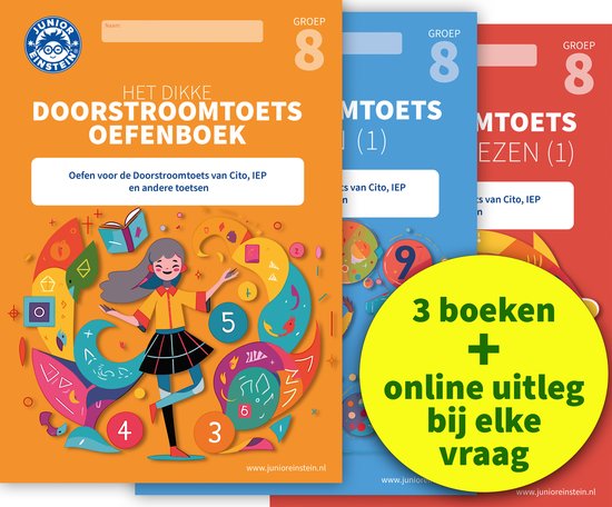 Doorstroomtoets Oefenpakket + Online video-uitleg 1 - cover