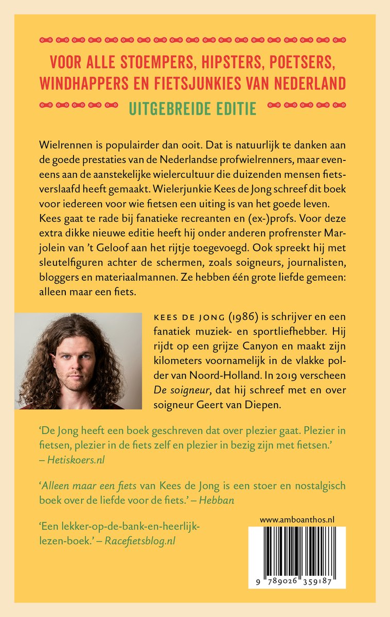 Alleen maar een fiets - back cover