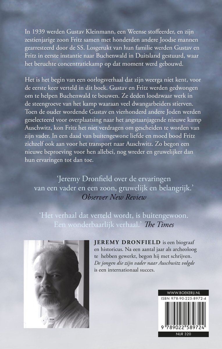 De jongen die zijn vader naar Auschwitz volgde - back cover