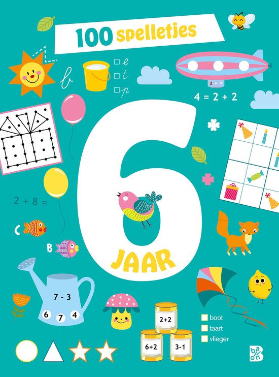 100 spelletjes 1 - 100 spelletjes voor 6-jarigen - cover