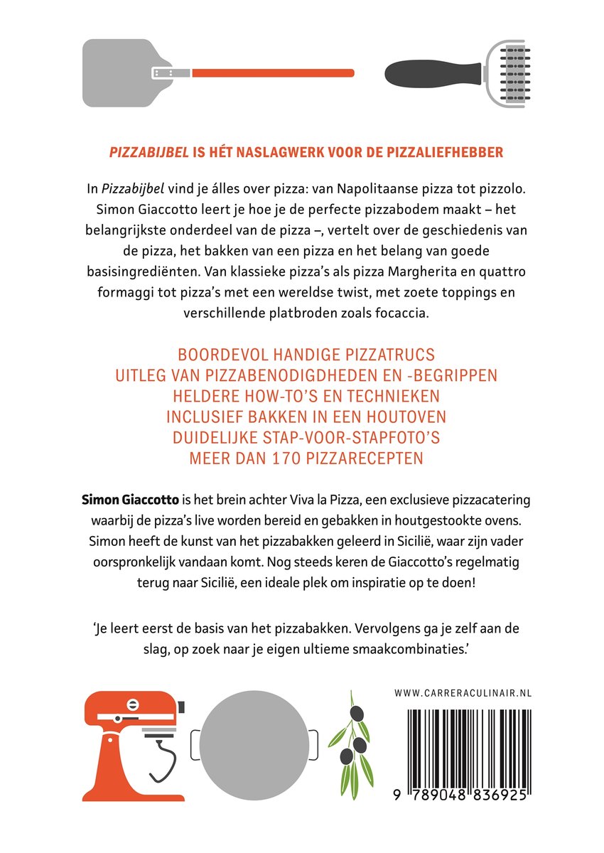 Kookbijbels - Pizzabijbel - back cover