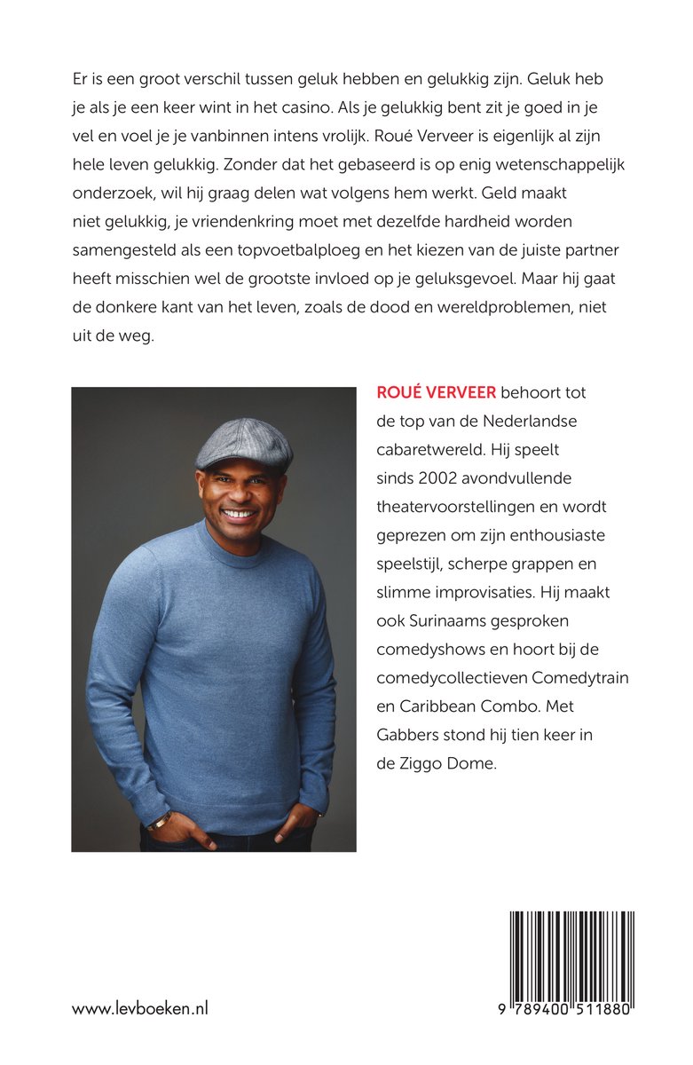 Gelukkig zijn is geen kwestie van geluk hebben - back cover