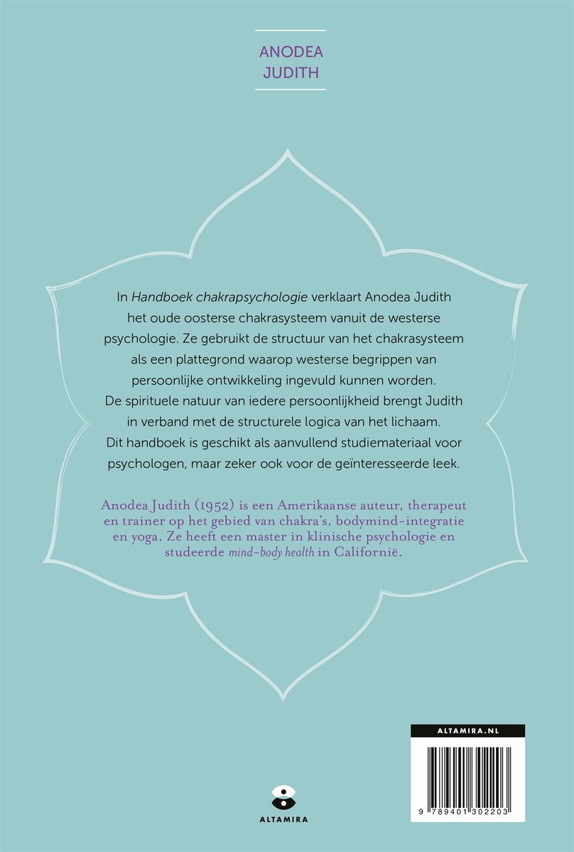 Handboek chakrapsychologie - back cover