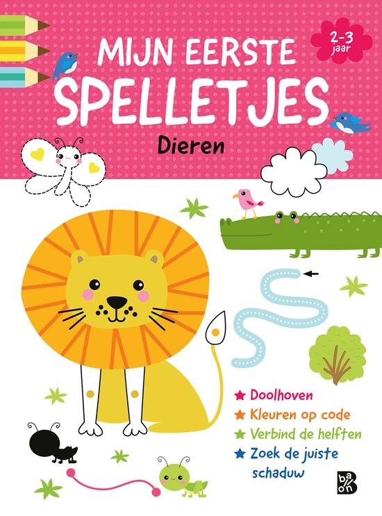 Mijn eerste spelletjesblok 1 - Mijn eerste spelletjes: Diere ... - cover