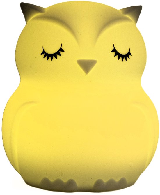 Uil lamp Groot - Nachtlampje kinderkamer - Baby kamer - Dimmer - 8 LED kleuren - USB - Kraam cadeau - Peuter - Sinterklaas - Presentje van THINGS-TO-BUY — afbeelding 5