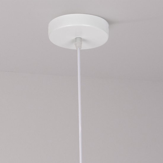 LumenXL - Suspension Wabi Sabi Hikari - Effet pierre Ø31 cm - Wit - E27