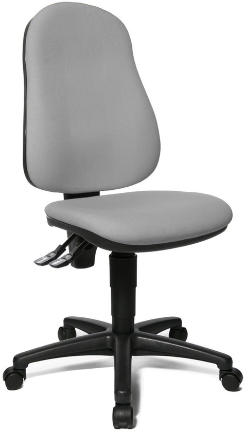 Foto: Alba bureaustoel blauw ergonomisch design verstelbare zithoogte chrome basis perfect voor kinderkamer of kantoor max 110 kg