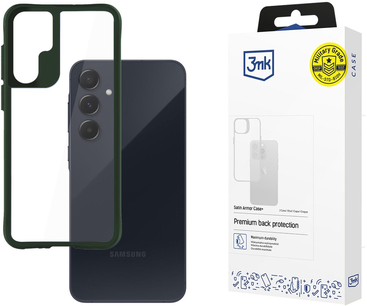 Samsung Galaxy A55 5G - 3mk Satin Armor Case+ Groen